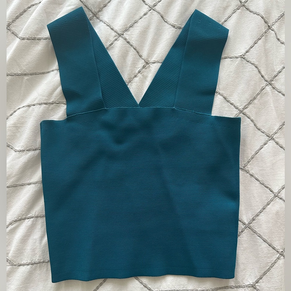 Teal Sleeveless Women's Top